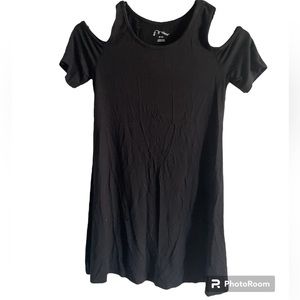 Art Class Cold Shoulder Dress